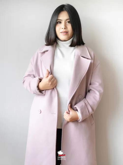 เช่าเสื้อโค้ท หญิง รุ่น CAMERA สี ม่วง