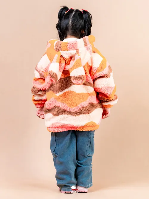 เช่าเสื้อแจ็คเก็ต เด็ก รุ่น HIMAWARI สี ส้ม