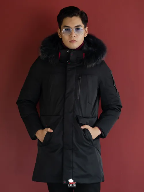 เช่าเสื้อกันหนาว ชาย รุ่น QUANTUM สี ดำ