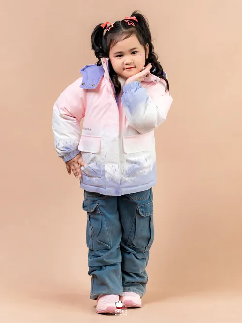 เช่าเสื้อกันหนาว เด็ก รุ่น AKIKO สี ชมพู