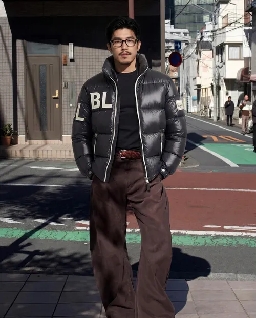 เช่าเสื้อกันหนาว ชาย รุ่น BELONG สี ดำ