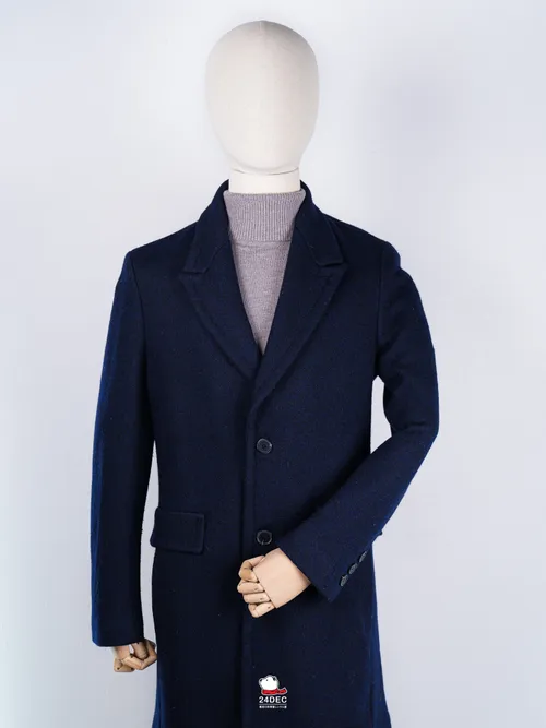 เช่าเสื้อโค้ท ชาย รุ่น UMPAH สี น้ำเงิน