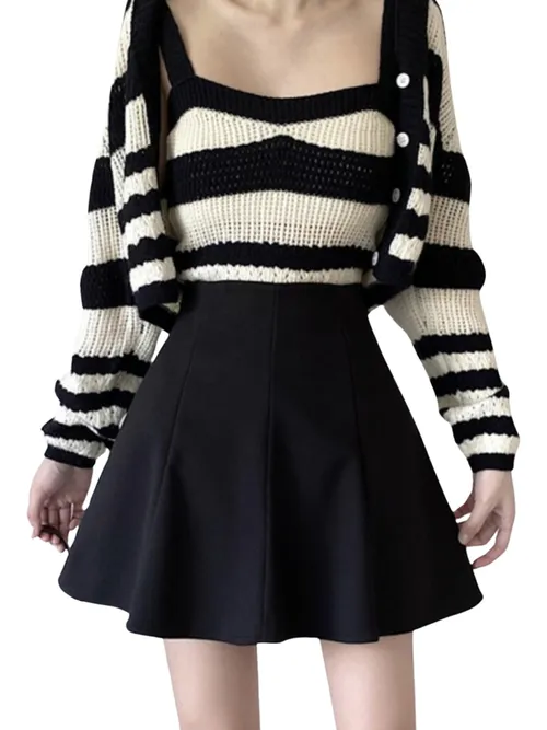 เช่ากระโปรง หญิง รุ่น TOOLEY สี ดำ