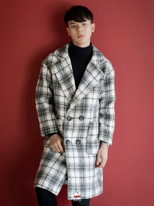 เช่าเสื้อโค้ท ชาย รุ่น DAMIAN สี ขาว