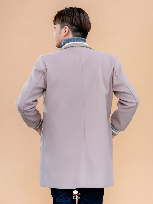 (*หยุดเช่า*) เช่าเสื้อโค้ท ชาย รุ่น KENSHI สี น้ำตาล