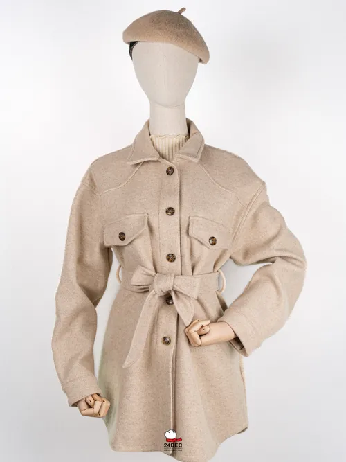 เช่าเสื้อโค้ท หญิง รุ่น BALCONY สี น้ำตาล