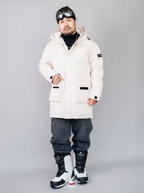 เช่าเสื้อกันหนาว ชาย รุ่น ZHUTA สี ขาว