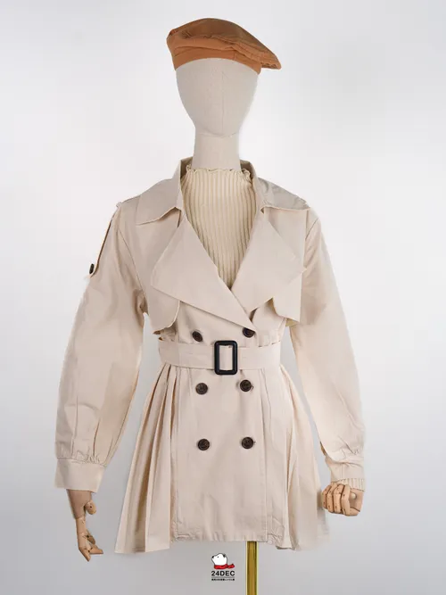 เช่าเสื้อเทรนช์โค้ท หญิง รุ่น SHOGAWA สี ขาว