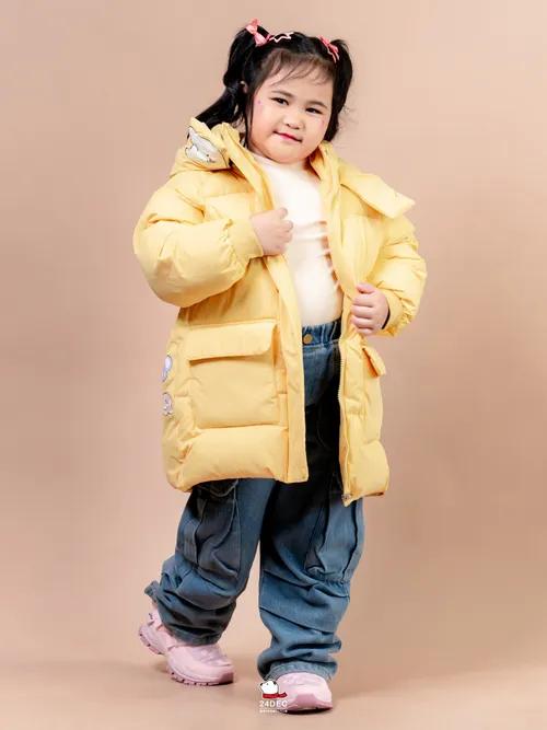 เช่าเสื้อกันหนาว เด็ก รุ่น YANGYANG สี เหลือง