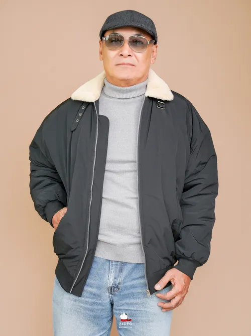 เช่าเสื้อแจ็คเก็ต ชาย รุ่น LUTON สี ดำ