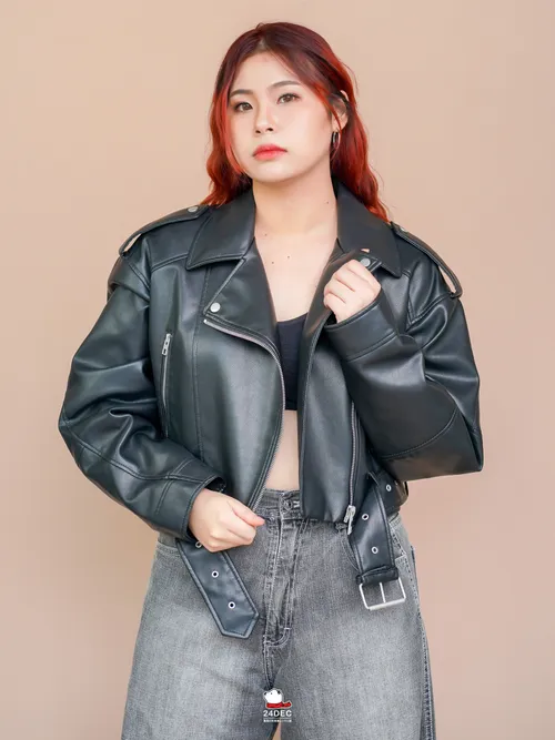 เช่าเสื้อแจ็คเก็ต หญิง รุ่น AHH สี ดำ