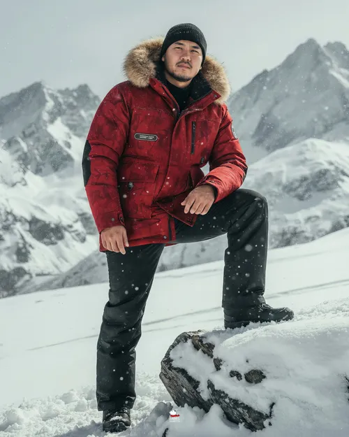 เช่าเสื้อกันหนาว ชาย รุ่น LOVOZERO สี แดง