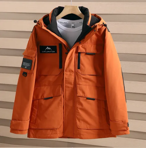 เช่าเสื้อกันหนาว ชาย รุ่น HILLARY สี ส้ม