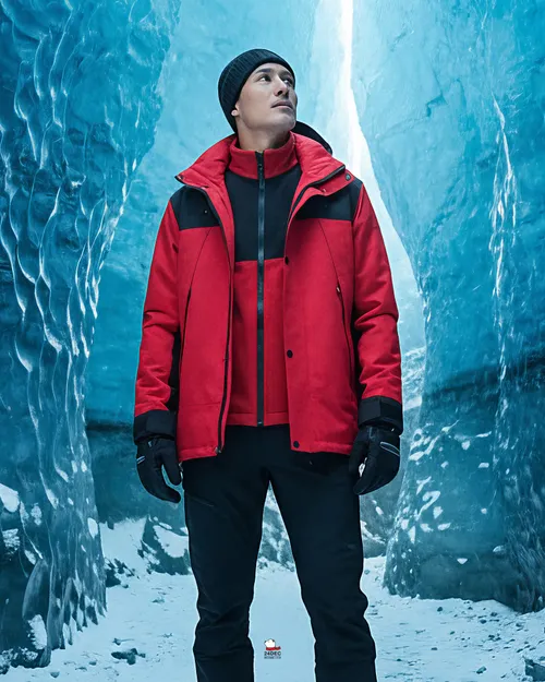 เช่าเสื้อกันหนาว ชาย รุ่น YILAN สี แดง