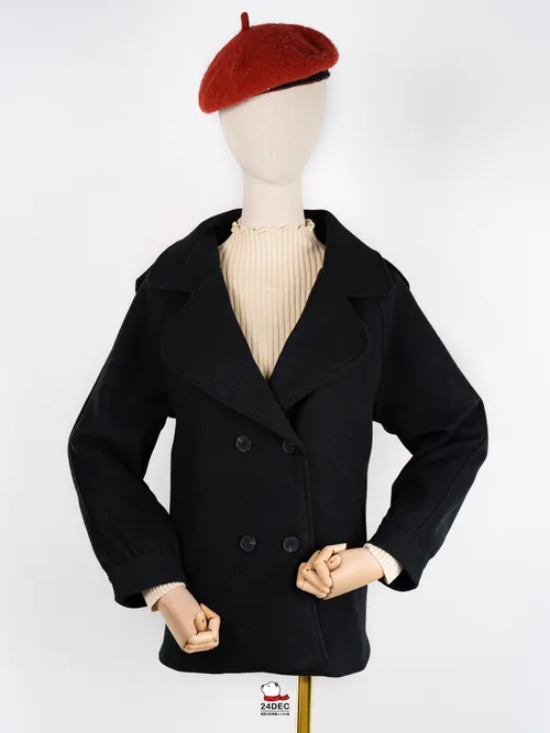 เช่าเสื้อโค้ท หญิง รุ่น TUHIN สี ดำ