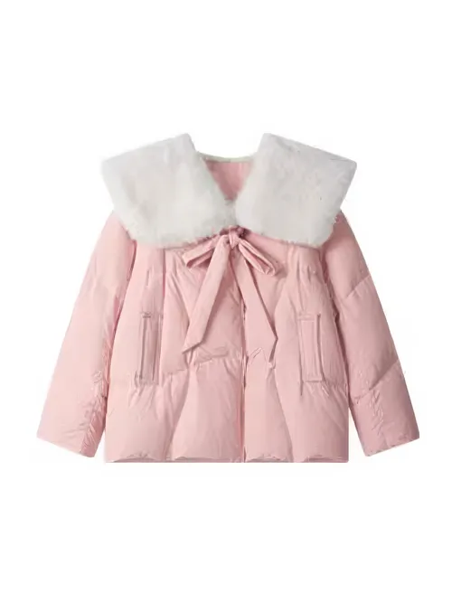 เช่าเสื้อกันหนาว หญิง รุ่น GLAM สี ชมพู 