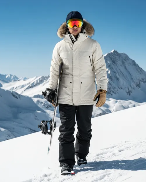 เช่าเสื้อกันหนาว ชาย รุ่น NUUK สี ขาว