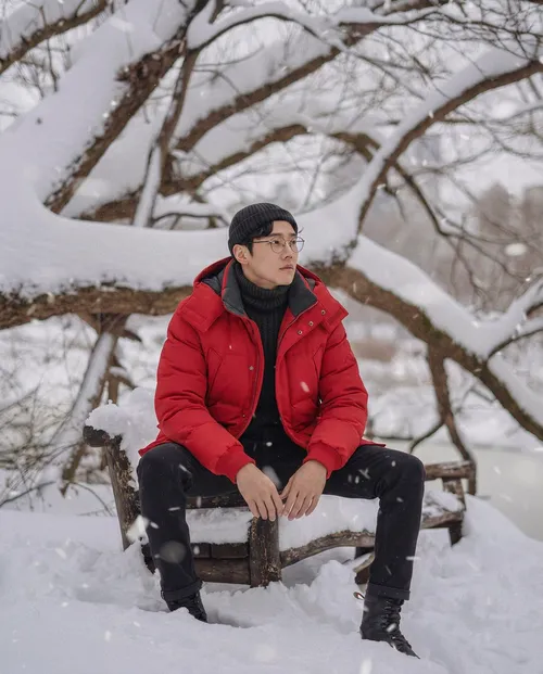 เช่าเสื้อกันหนาว ชาย รุ่น JACKSON สี แดง