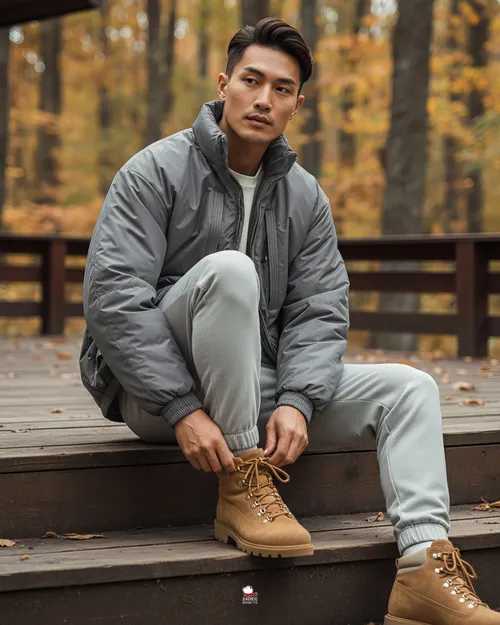 เช่าเสื้อกันหนาว ชาย รุ่น OPPOSITE สี เทา