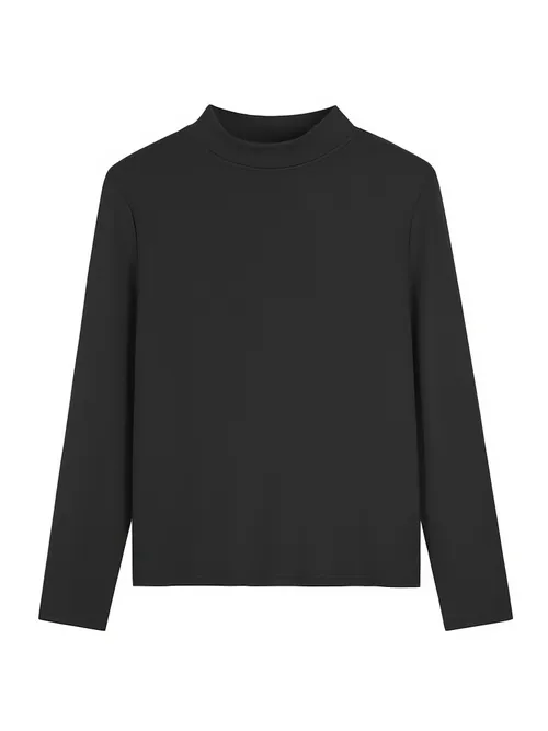 เช่าเสื้อคอเต่า หญิง รุ่น NORLAND สี ดำ 