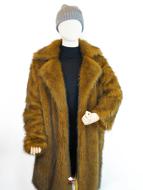 เช่าเสื้อขนเฟอร์ ชาย รุ่น HIJACK สี น้ำตาล