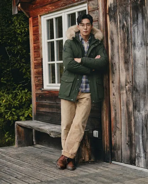 เช่าเสื้อกันหนาว ชาย รุ่น WARM สี เขียว