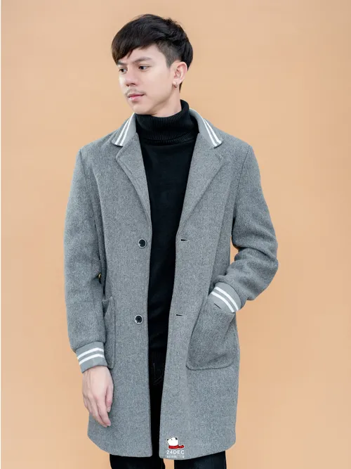 เช่าเสื้อโค้ท ชาย รุ่น KENSHI สี เทา