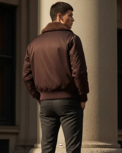 เช่าเสื้อแจ็คเก็ต ชาย รุ่น HORUS สี น้ำตาล