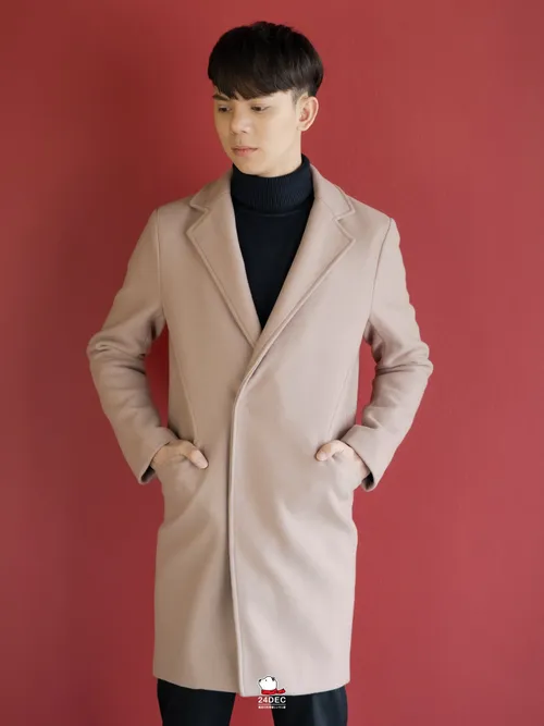 เช่าเสื้อโค้ท ชาย รุ่น ZEUS สี ครีม