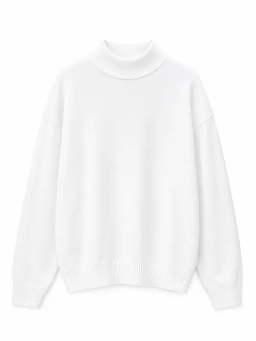 เช่าเสื้อคอเต่า ชาย รุ่น ETHAN สี ขาว