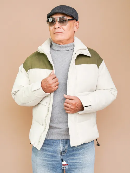 เช่าเสื้อกันหนาว ชาย รุ่น ATLAS สี ขาว