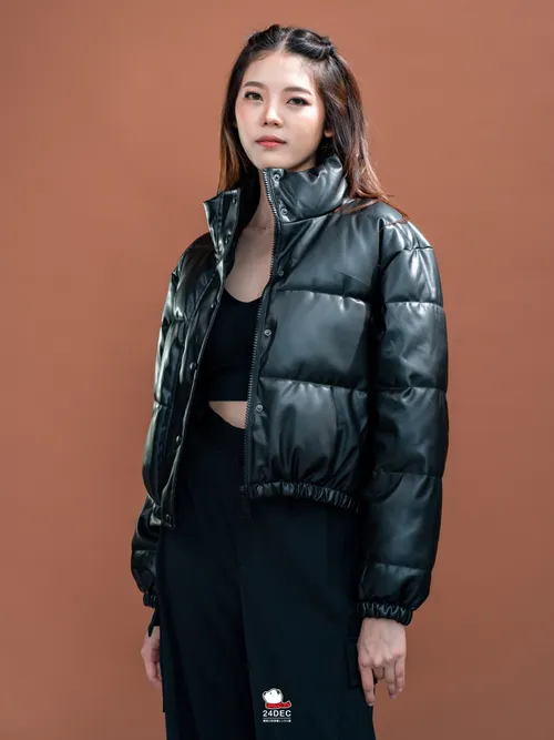 เช่าเสื้อกันหนาว หญิง รุ่น VITA สี ดำ