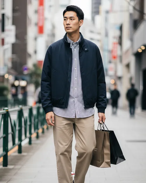 เช่าเสื้อกันหนาว ชาย รุ่น NAVIN สี น้ำเงิน