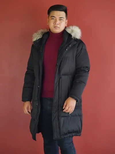 เช่าเสื้อกันหนาว ชาย รุ่น KPOP สี ดำ