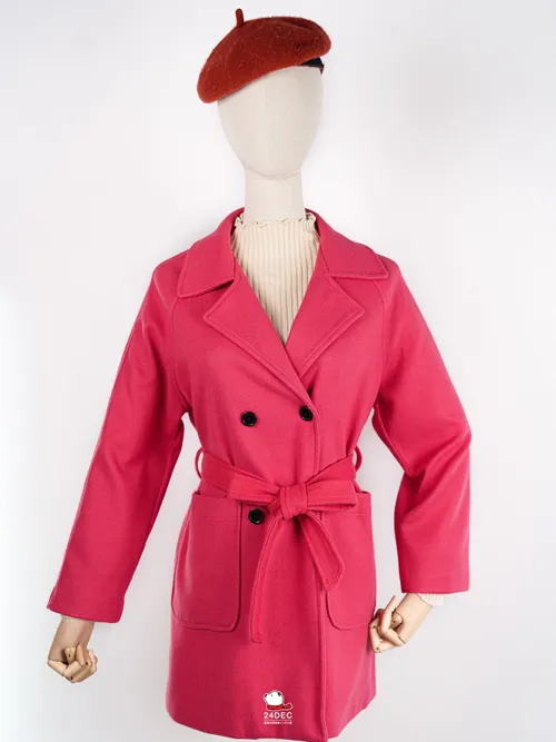 เช่าเสื้อโค้ท หญิง รุ่น ZELDA สี ชมพู