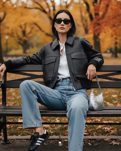 เช่าเสื้อแจ็คเก็ต หญิง รุ่น CHOP CHOP สี ดำ