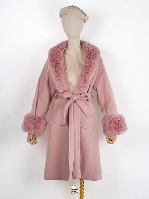 เช่าเสื้อโค้ท หญิง รุ่น CUPITA สี ชมพู