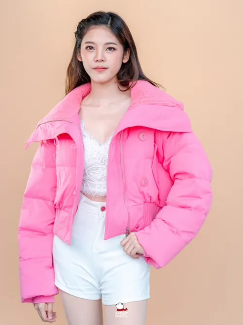 เช่าเสื้อกันหนาว หญิง รุ่น COACHELLA สี ชมพู