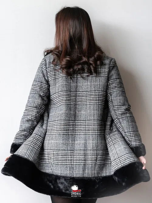 เช่าเสื้อโค้ท หญิง รุ่น HERITAGE สี ดำ