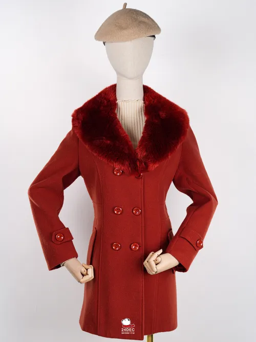 เช่าเสื้อโค้ท หญิง รุ่น FANCY สี แดง