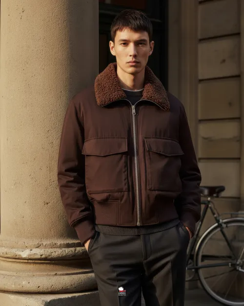 เช่าเสื้อแจ็คเก็ต ชาย รุ่น HORUS สี น้ำตาล