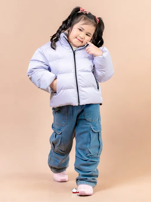 เช่าเสื้อกันหนาว เด็ก รุ่น FOREVER สี ม่วง