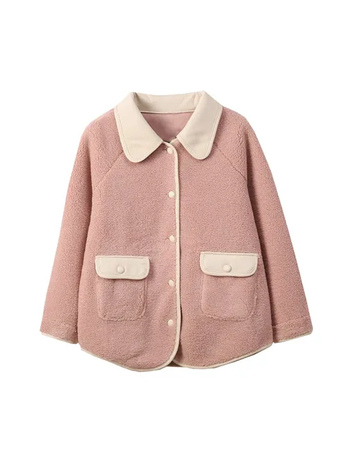 เช่าเสื้อแจ็คเก็ต หญิง รุ่น TAKAYAMA สี ชมพู