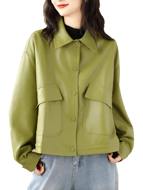 เช่าเสื้อแจ็คเก็ต หญิง รุ่น MATCHA สี เขียว