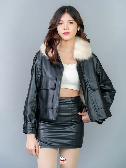 เช่าเสื้อแจ็คเก็ต หญิง รุ่น ISABEL สี ดำ