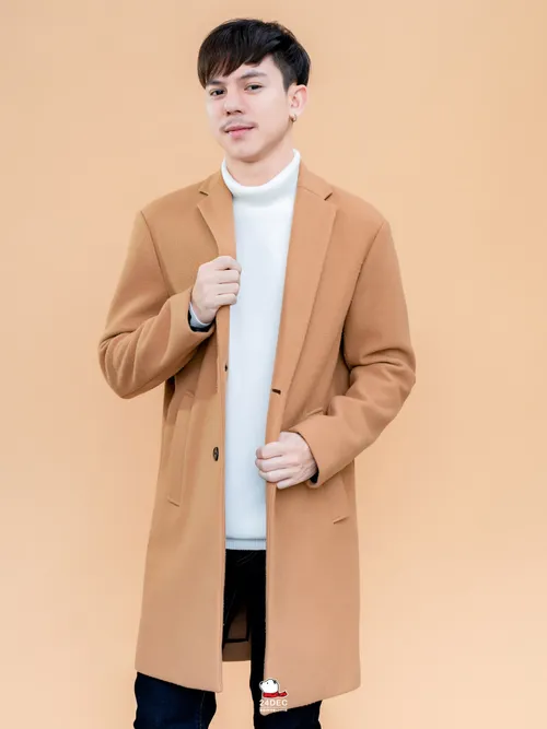 เช่าเสื้อโค้ท ชาย รุ่น COZY สี น้ำตาล