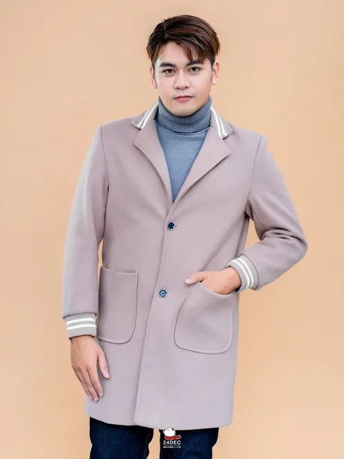 เช่าเสื้อโค้ท ชาย รุ่น KENSHI สี น้ำตาล