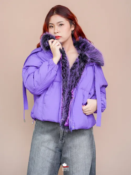 เช่าเสื้อกันหนาว หญิง รุ่น AMETHYST สี ม่วง