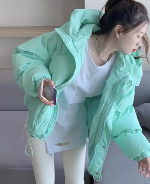 เช่าเสื้อกันหนาว หญิง รุ่น PUDINA สี เขียว 