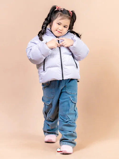 เช่าเสื้อกันหนาว เด็ก รุ่น FOREVER สี ม่วง